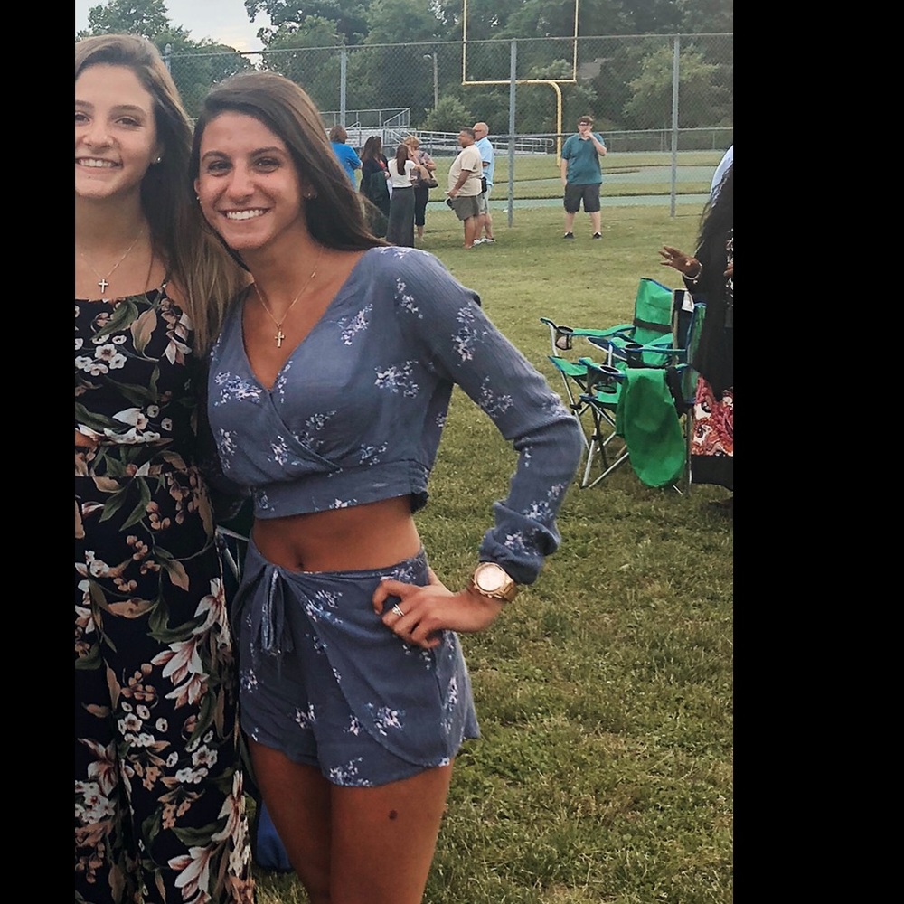 2 piece floral set
